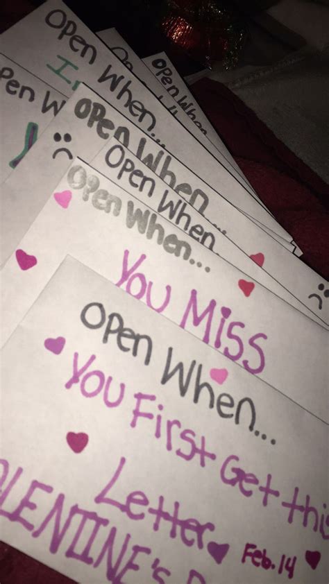Open When Letters For Boyfriend Open When Letters Letters To