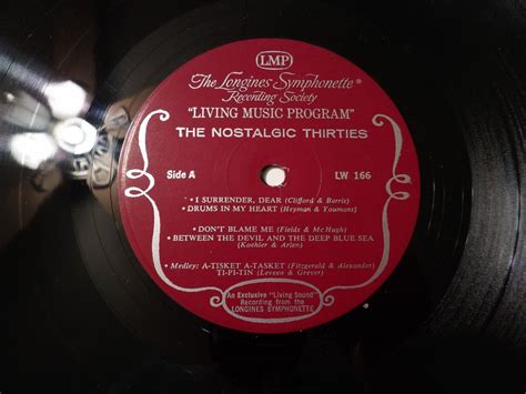 Longines Symphonette And Singing Choraliers Nostalgic Thirties 2 Lps Lw 166 Ebay