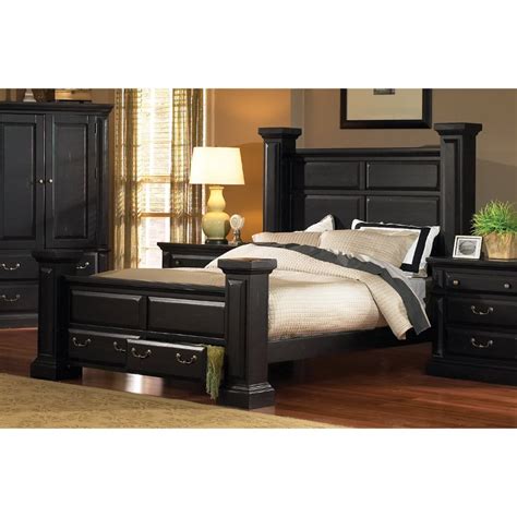 Rustic Black King Storage Bed Torreon Rc Willey Furniture Store