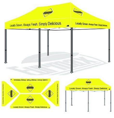 They have a nice construction, design and operates perfectly. 10x20 Premium Digital Printed Custom Ez Pop up Canopy ...