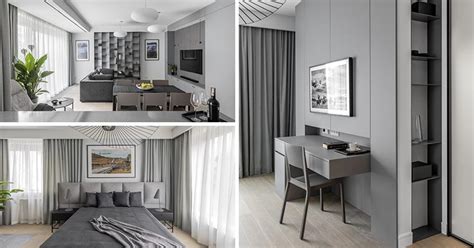 This Grey Monochromatic Apartment Interior Was Inspired By Trips To The