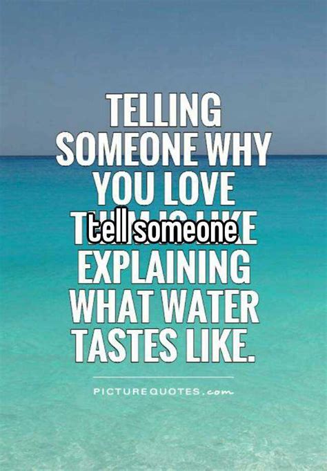 Tell Someone