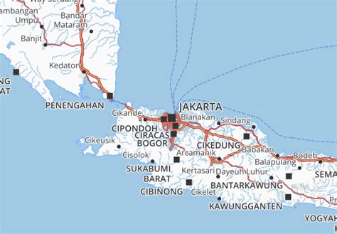 Michelin Jakarta Barat Map Viamichelin