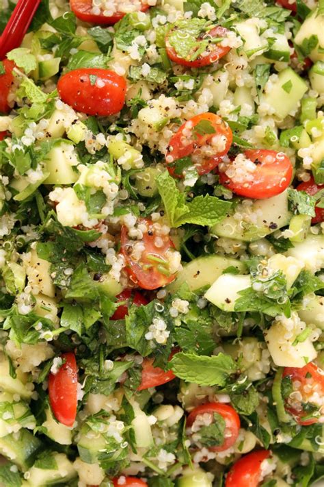 Crunchy Quinoa Tabbouleh Salad The Harvest Kitchen