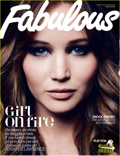 Celeb Diary Jennifer Lawrence In Revista Fabulous Cabelo Jogos