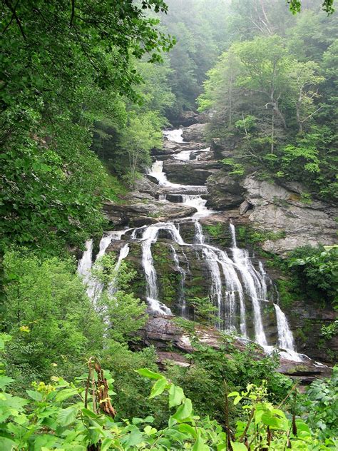 Cullasaja Falls Nantahala National Forest Carolina Outdoors Guide