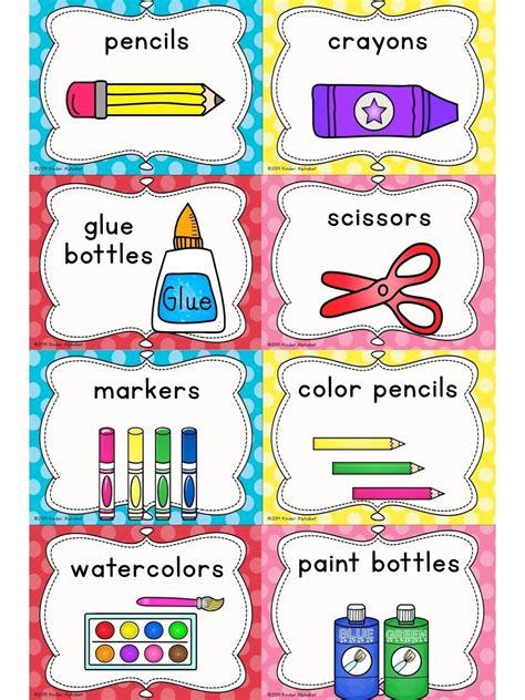 Classroom Labels Printable Free
