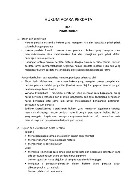 Eksepsi dan jawaban tergugat yang bertanda tangan di bawah ini: Contoh Surat: Contoh Surat Gugatan Perdata Lengkap