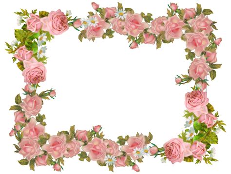 Meinlilapark Free Digital Vintage Rose Frame And