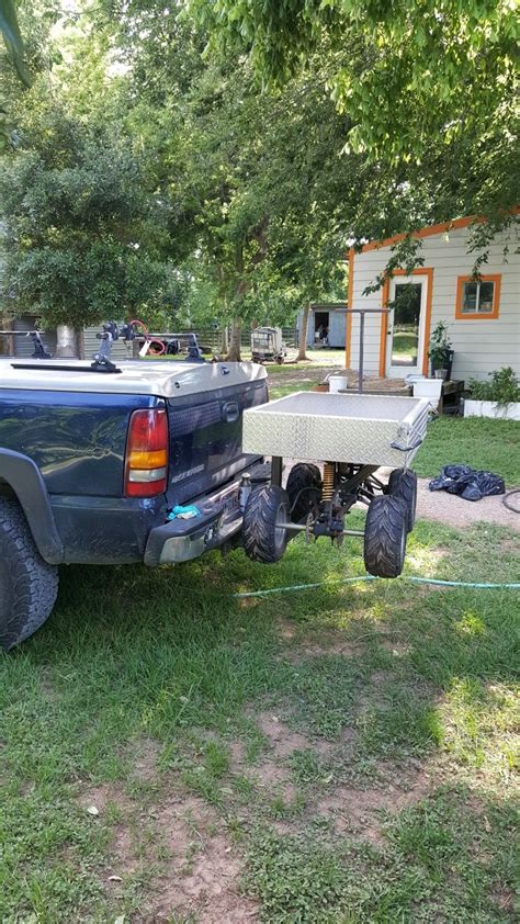 With a load of over 3,000 lbs. Pin by Ruben on homemade atv trailer | Atv trailers, Atv, Trailer
