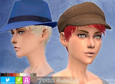 J082 Soledad Hair Pay At Newsea Sims 4 Sims 4 Updates