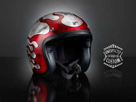 Instead, we collected the top 50 cool motorcycle helmets that you can actually replicate yourself with a few simply helmet accessories. RUSTED FLAMES 1, DMD Vintage - UNEXPECTED CUSTOM