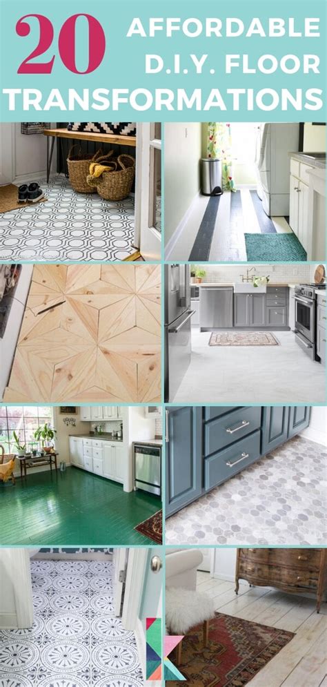 Diy Unique Flooring Ideas Home Design Ideas