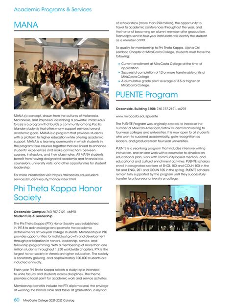 Miracosta College 2021 2022 Catalog Miracosta College Page 60 Flip Pdf Online Pubhtml5