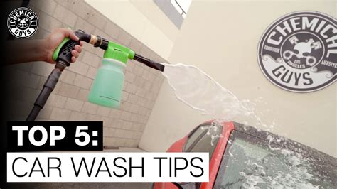Top 5 Best Car Wash Tips Chemical Guys Youtube