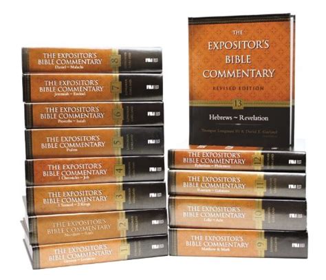 Expositors Bible Commentary 13 Vol Complete Set Hb Uk Zondervan 9780310491965 Books