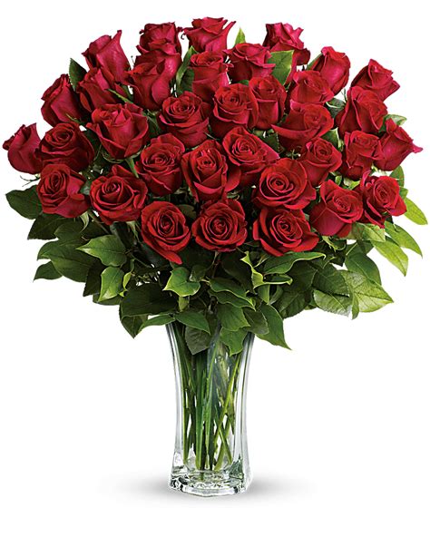 36 Long Stemmed Red Roses Castro Valley Florist The Flower Kottage
