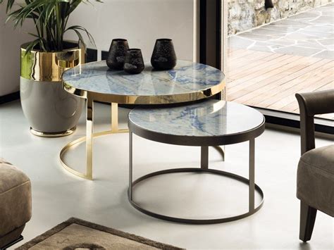 Nesting coffee table set of 3, industrial triangle nesting tables living room, stacking side tables, 3 pieces rustic nesting accent table emraft. Stackable round coffee table BIS by Longhi | Coffee table ...
