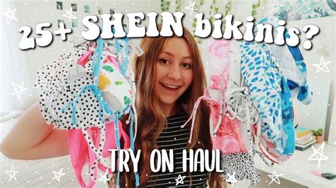 25 shein bikini try on haul affordable cute youtube