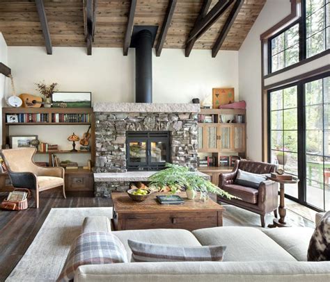 Stylish Antique Rustic Decorating Ideas For Living Rooms