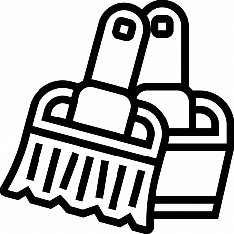 Broom Dustpan Floor Sweeping Chores Icon Download On Iconfinder