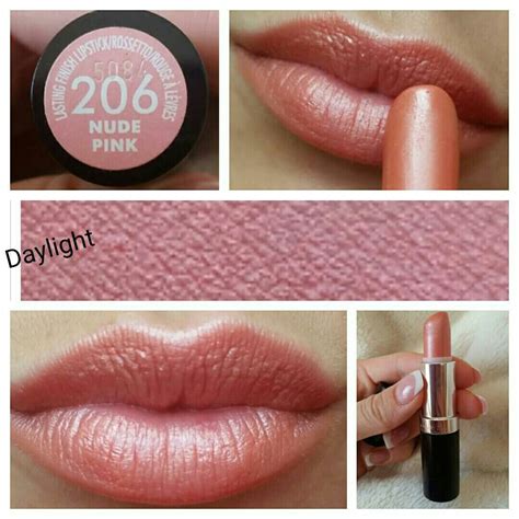 Swatches Rimmel Lasting Finish Lipstick In Nude Pink My XXX Hot Girl