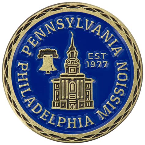 Pennsylvania Philadelphia Commemorative Mission Pin