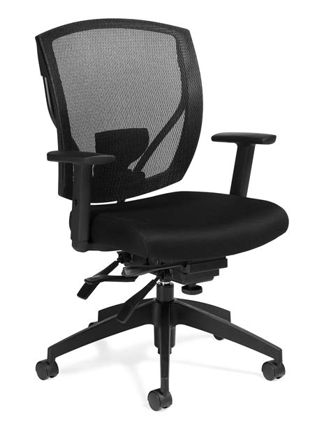 Air circulates through the material, keeping users cool while they work. Offices To Go Mesh Back Executive Desk Chair 2803