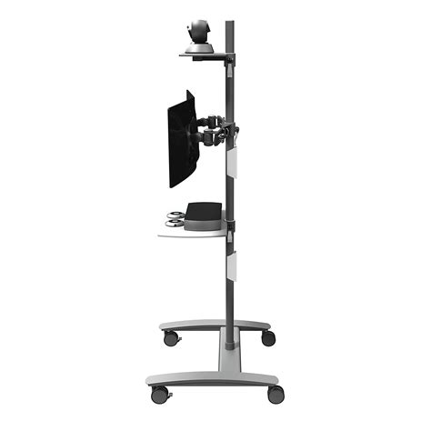 Dataflex Viewmate Combo Conference Trolley For Two Monitors Kaiser