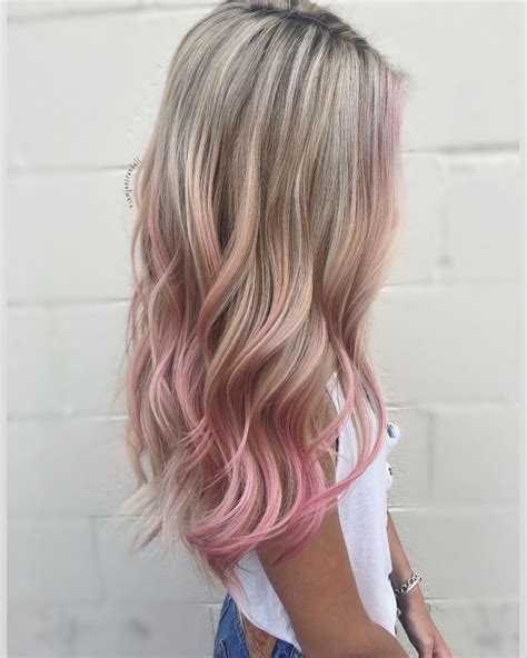 10 light pink and blonde highlights fashion style
