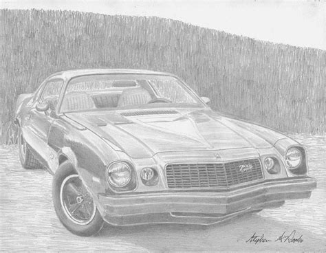 Chevy Camaro Sketch At Explore Collection Of Chevy