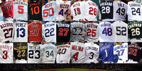 Mlb Jersey Number Kitssave Up To 18