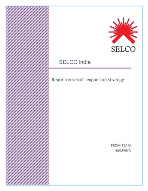 Selco India Expansion Pdf