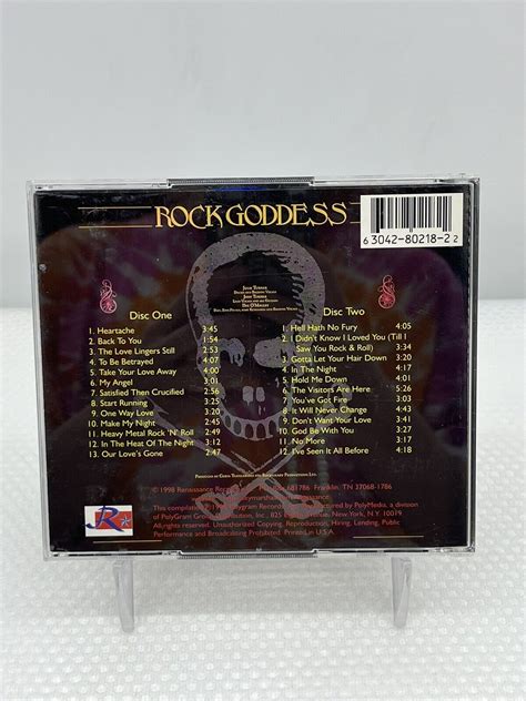 Rock Goddess Hell Hath No Fury Cd 2 Cd Set 1998 Ebay