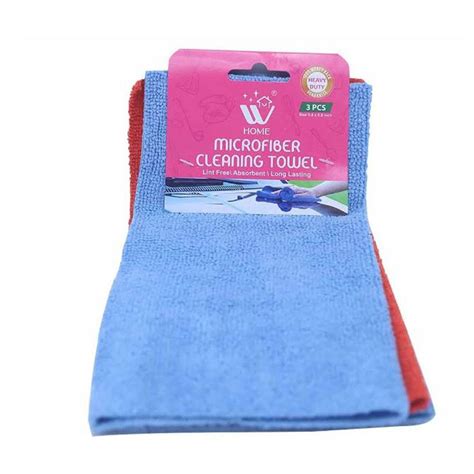 Buy Wbm Microfiber Cleaning Towel Pack Of 3 Product Of Usa At Best