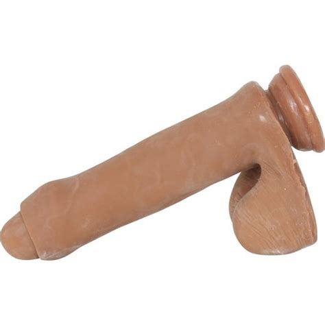Uncut Emperor Soft Suction Cup Dong Brown Sex Toys At Adult Empire