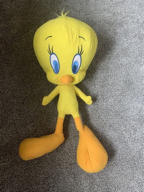 Jumbo Tweety Bird Plush Looney Tunes Toy Factory Hanging 32 Large