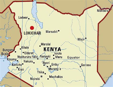 Northern Kenya Map