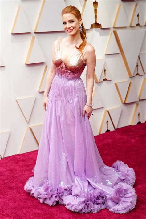 Jessica Chastain Attends The Th Annual Academy Awards At Hollywood And Highland In Hollywood