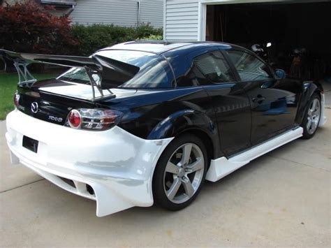 + body cutting and inner fender sealing required for installation. Mazda RX8 Veilside Body Kit, Car Accessories, Accessories ...
