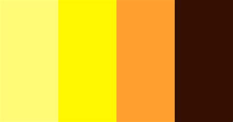 Yellow Sky Color Scheme Brown