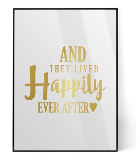 Wedding Quotes And Sayings 5x7 White Foil Print