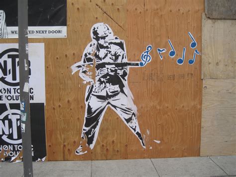 Anti War Art Bangsy Street Art Music Pinterest Art Music Banksy
