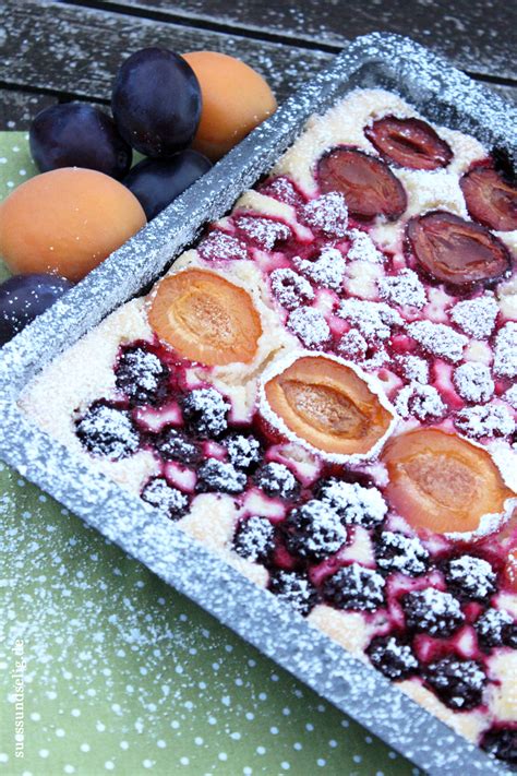 Am beliebtesten sind dabei die obstkuchen vom blech. Obstkuchen Quattro Frutti - ein letzter Gruß des Sommers
