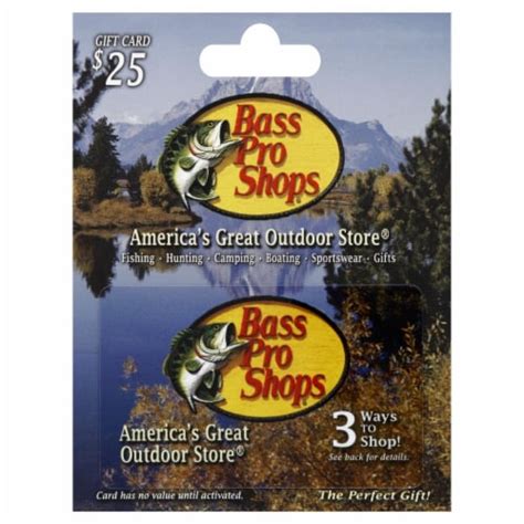 Bass Pro 25 Gift Card Activate And Add Value After Pickup 0 10