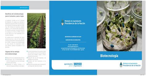 Beneficios De La Biotecnología Para El Consumo Y Para El File1 Reducción Del Uso De