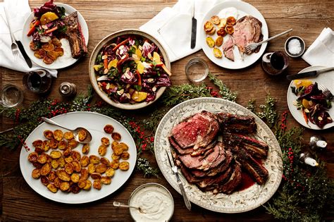 My paternal grandmother always served a rib roast for christmas. Stand Rib Roast Christmas Menu : 1 tablespoon coarsely ground pepper. - Trish Wallpaper
