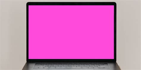 Pink Screen Error On Laptop