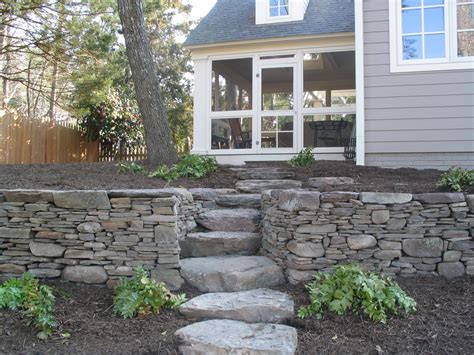 Stacked Stone Landscaping Diy