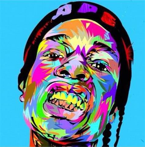 Trippy Asap Rocky Drawing Asap Tocky Testing Rapper Art Hip Hop Art